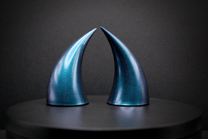Siren Blue Incubus Horns - Metallic - Haus of Brimstone - 
