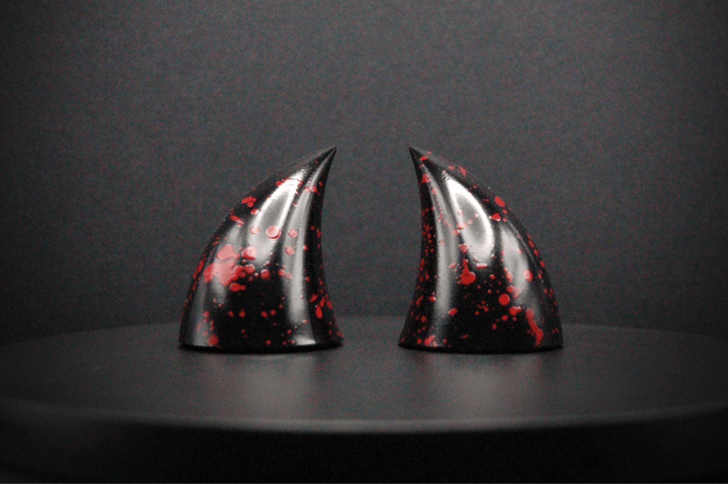 Slasher Black Imp Horns - Gloss - Haus of Brimstone - 
