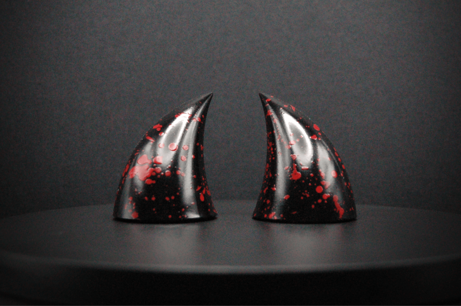 Slasher Black Imp Horns - Gloss - Haus of Brimstone - 