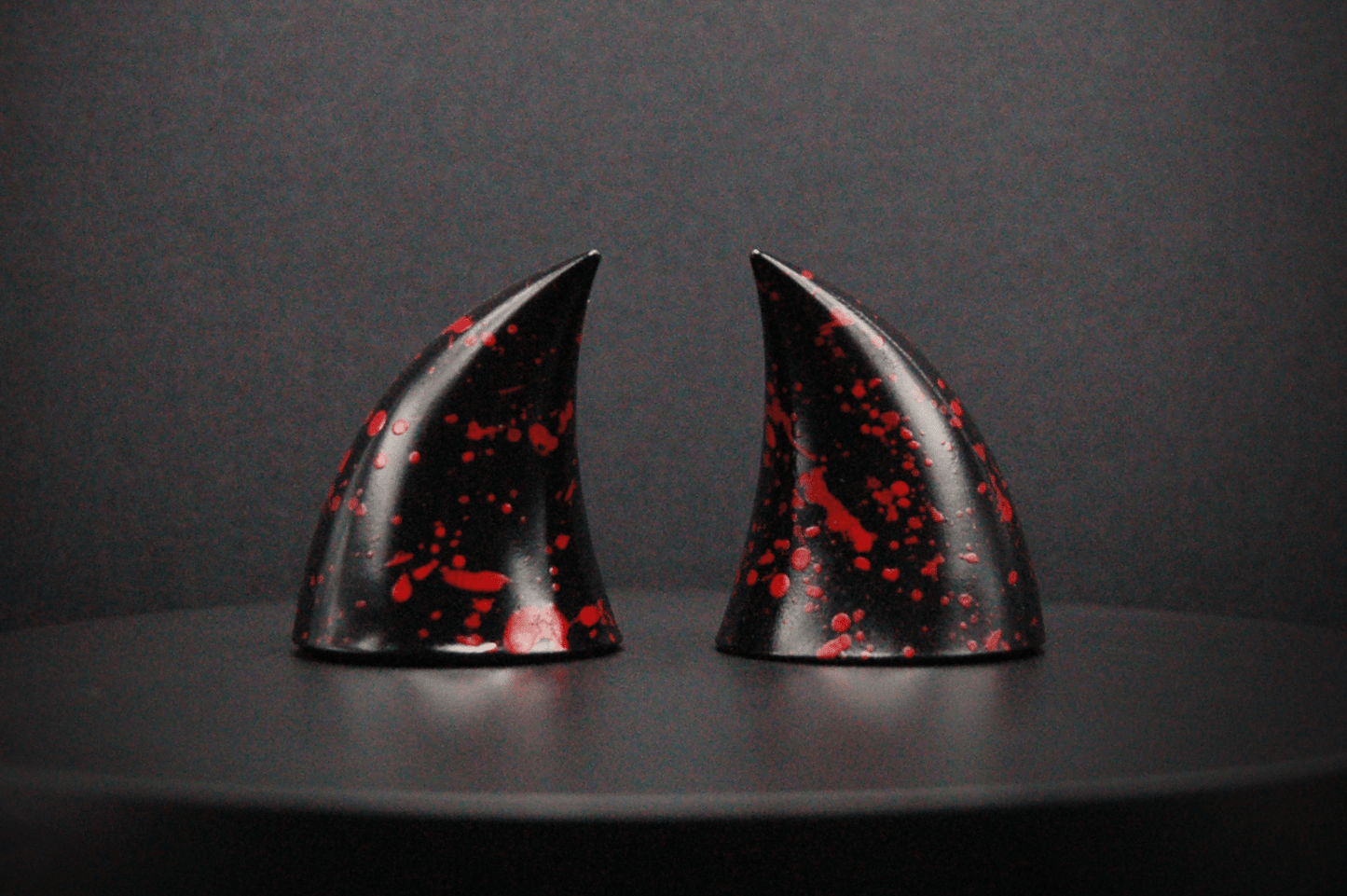 Slasher Black Imp Horns - Gloss - Haus of Brimstone - 