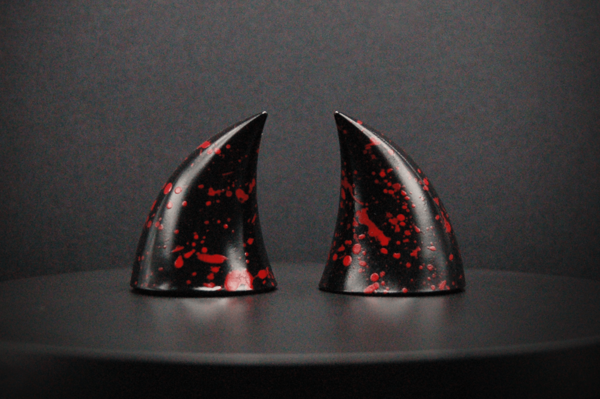 Slasher Black Imp Horns - Gloss - Haus of Brimstone - 