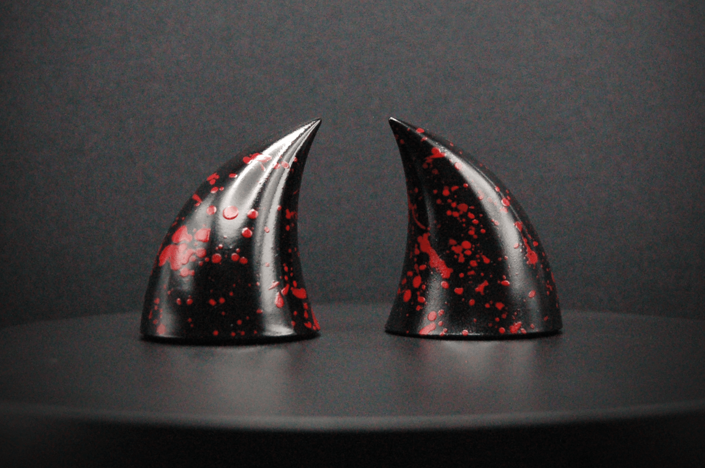 Slasher Black Imp Horns - Gloss - Haus of Brimstone - 
