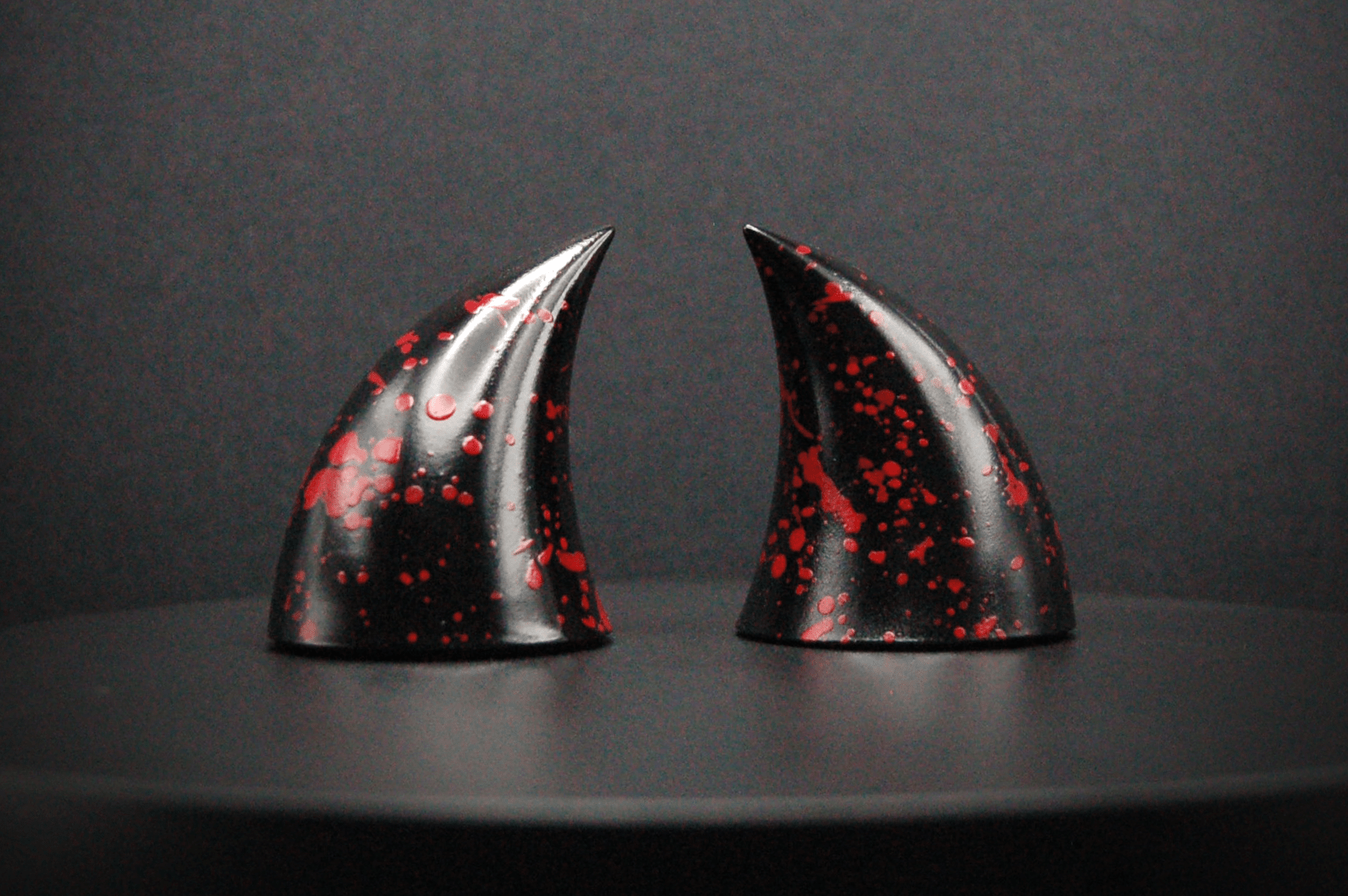 Slasher Black Imp Horns - Gloss - Haus of Brimstone - 