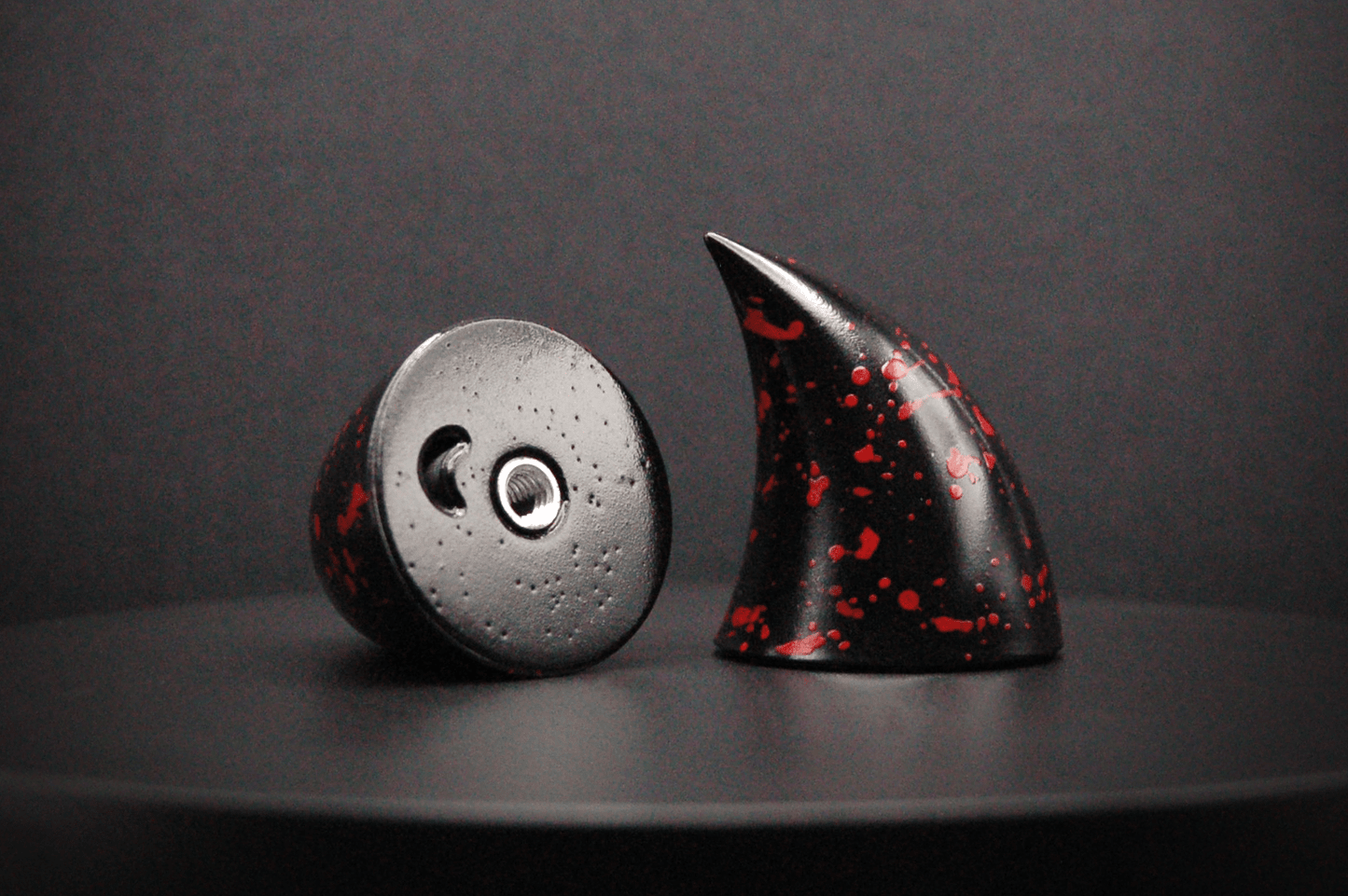 Slasher Black Imp Horns - Gloss - Haus of Brimstone - 