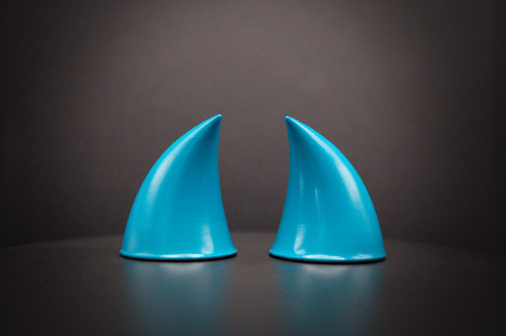 Circe Blue Imp Horns - Gloss - Haus of Brimstone - 
