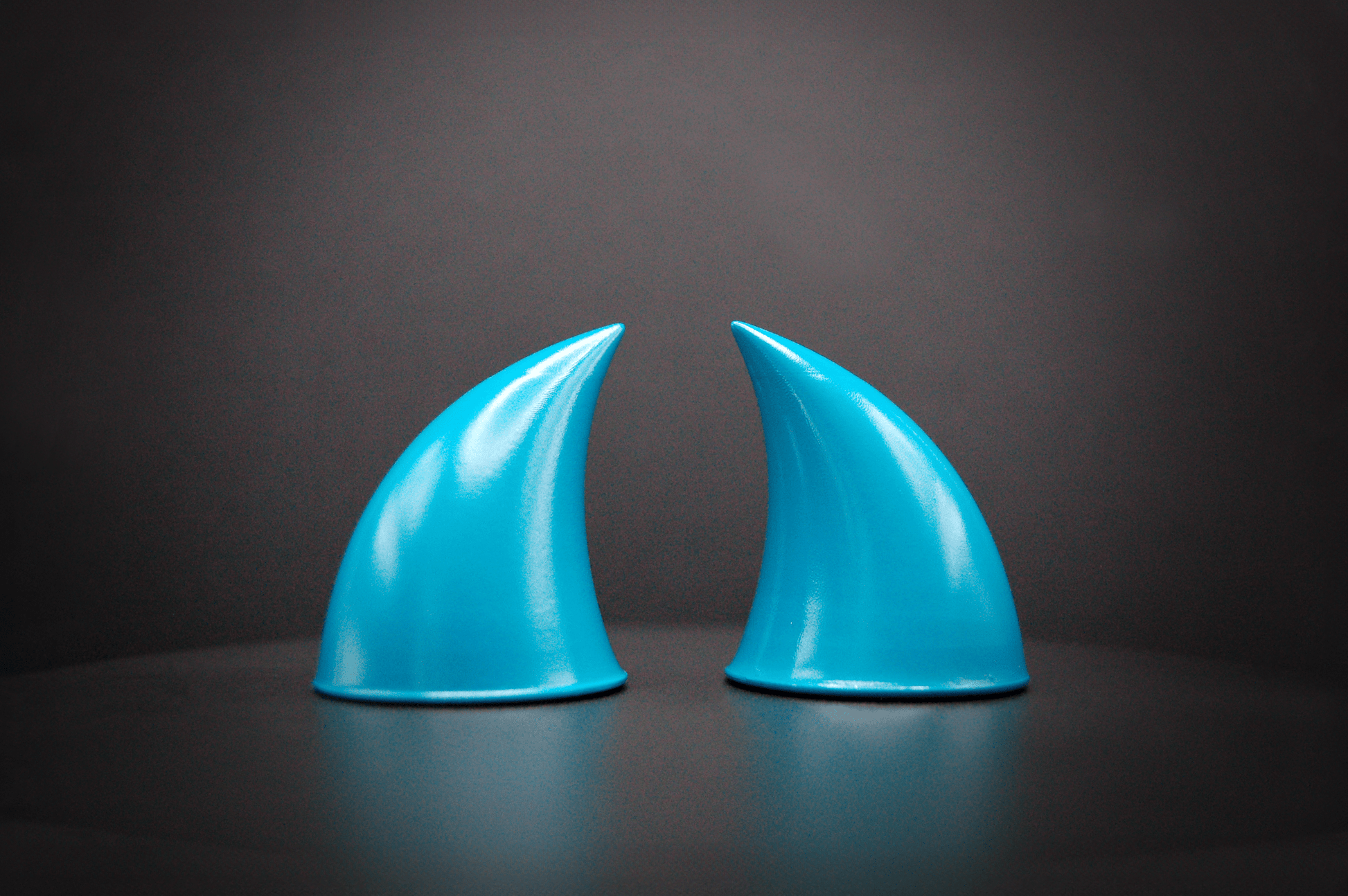 Circe Blue Imp Horns - Gloss - Haus of Brimstone - 
