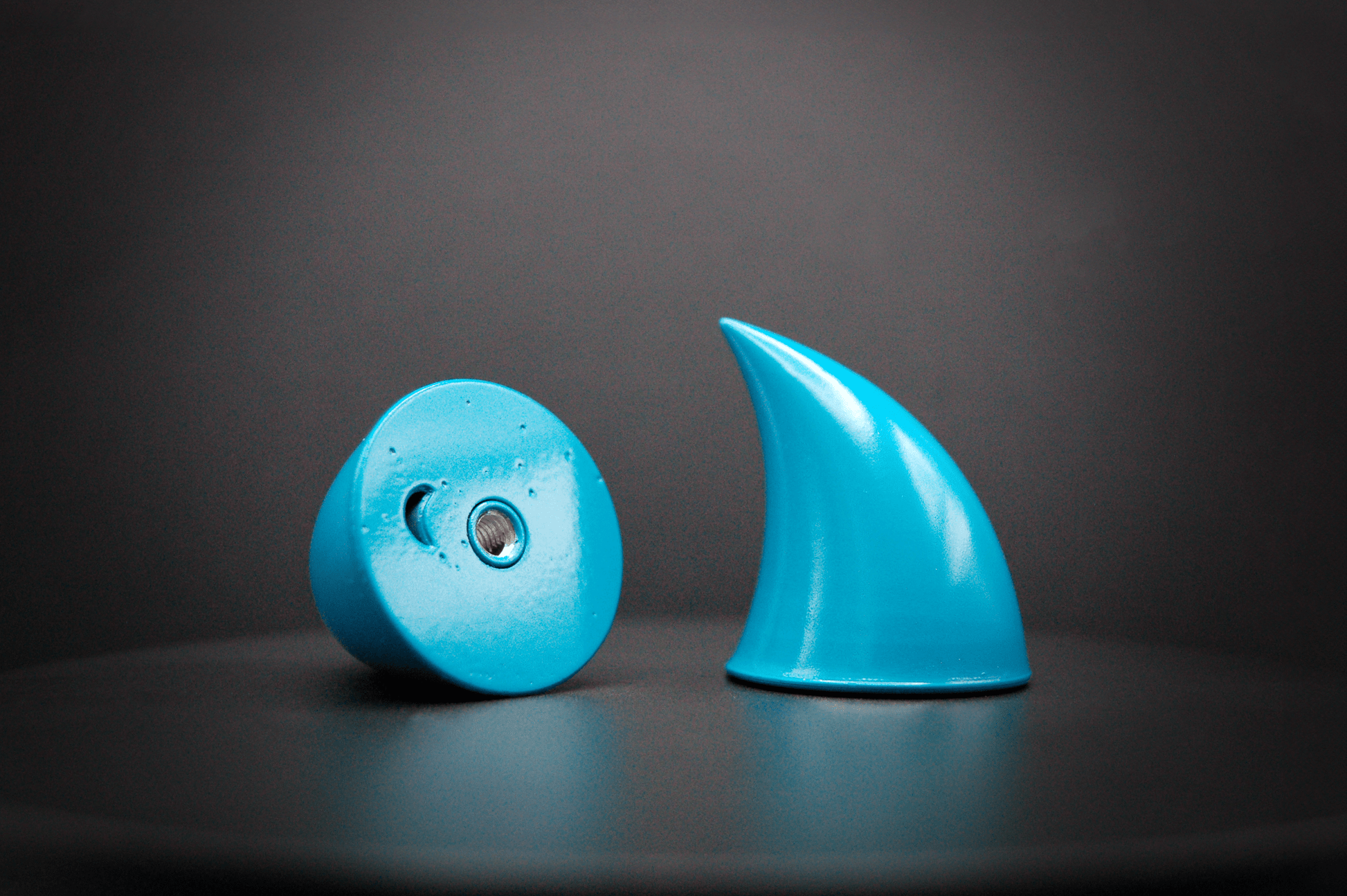 Circe Blue Imp Horns - Gloss - Haus of Brimstone - 