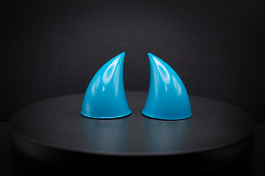 Circe Blue Imp Horns - Gloss - Haus of Brimstone - 