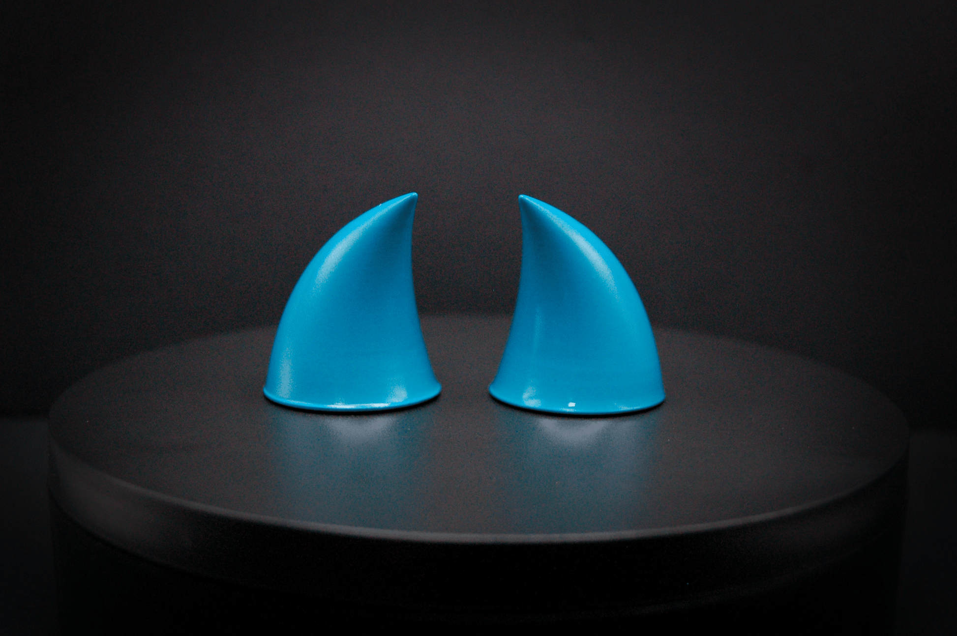 Circe Blue Imp Horns - Gloss - Haus of Brimstone - 