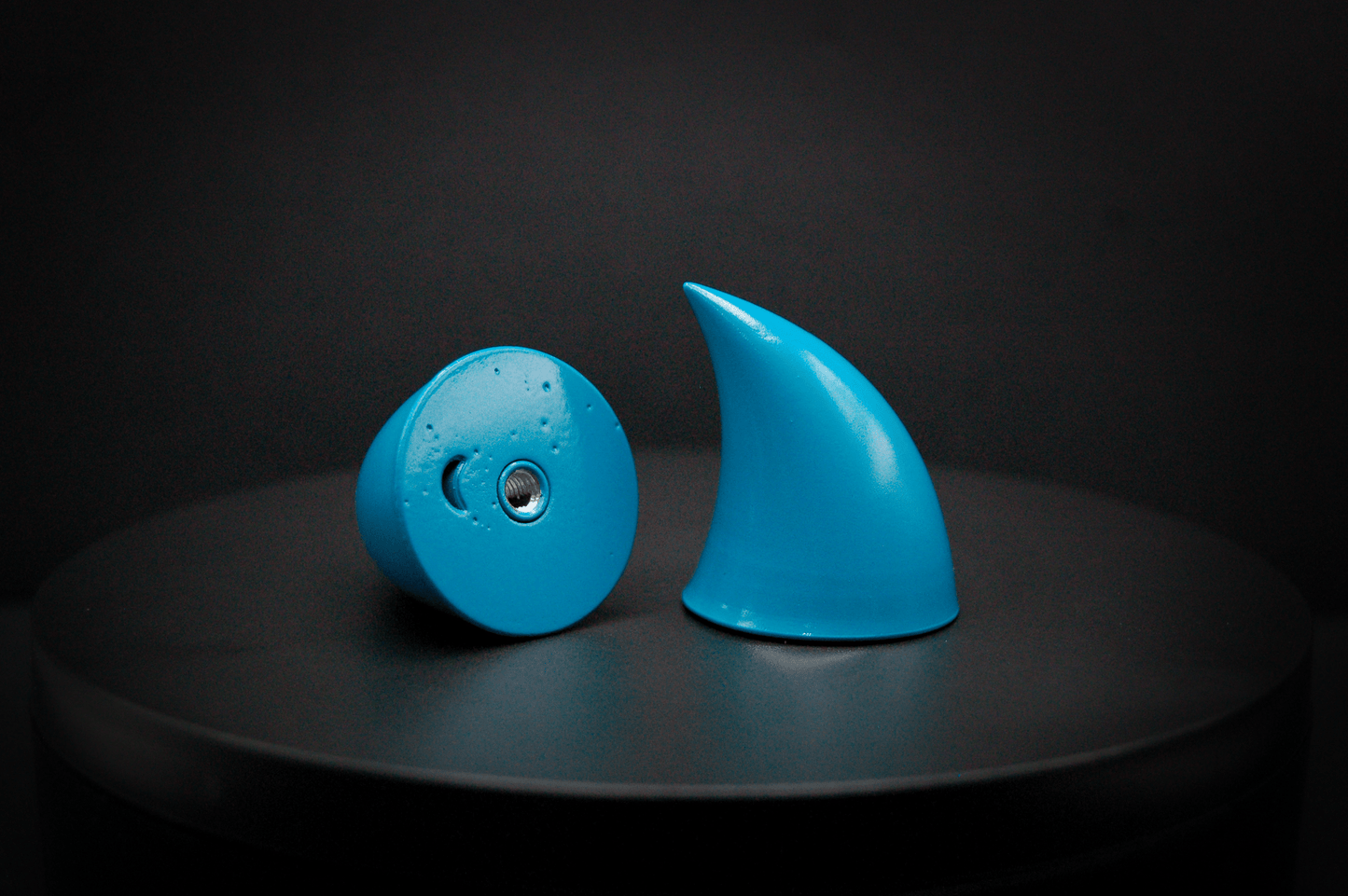 Circe Blue Imp Horns - Gloss - Haus of Brimstone - 