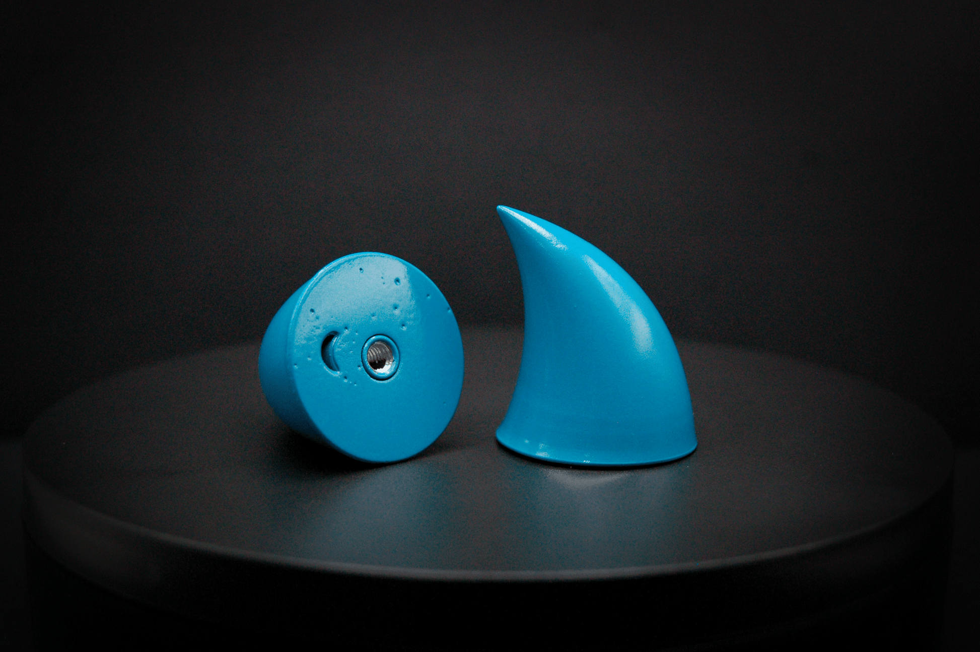 Circe Blue Imp Horns - Gloss - Haus of Brimstone - 