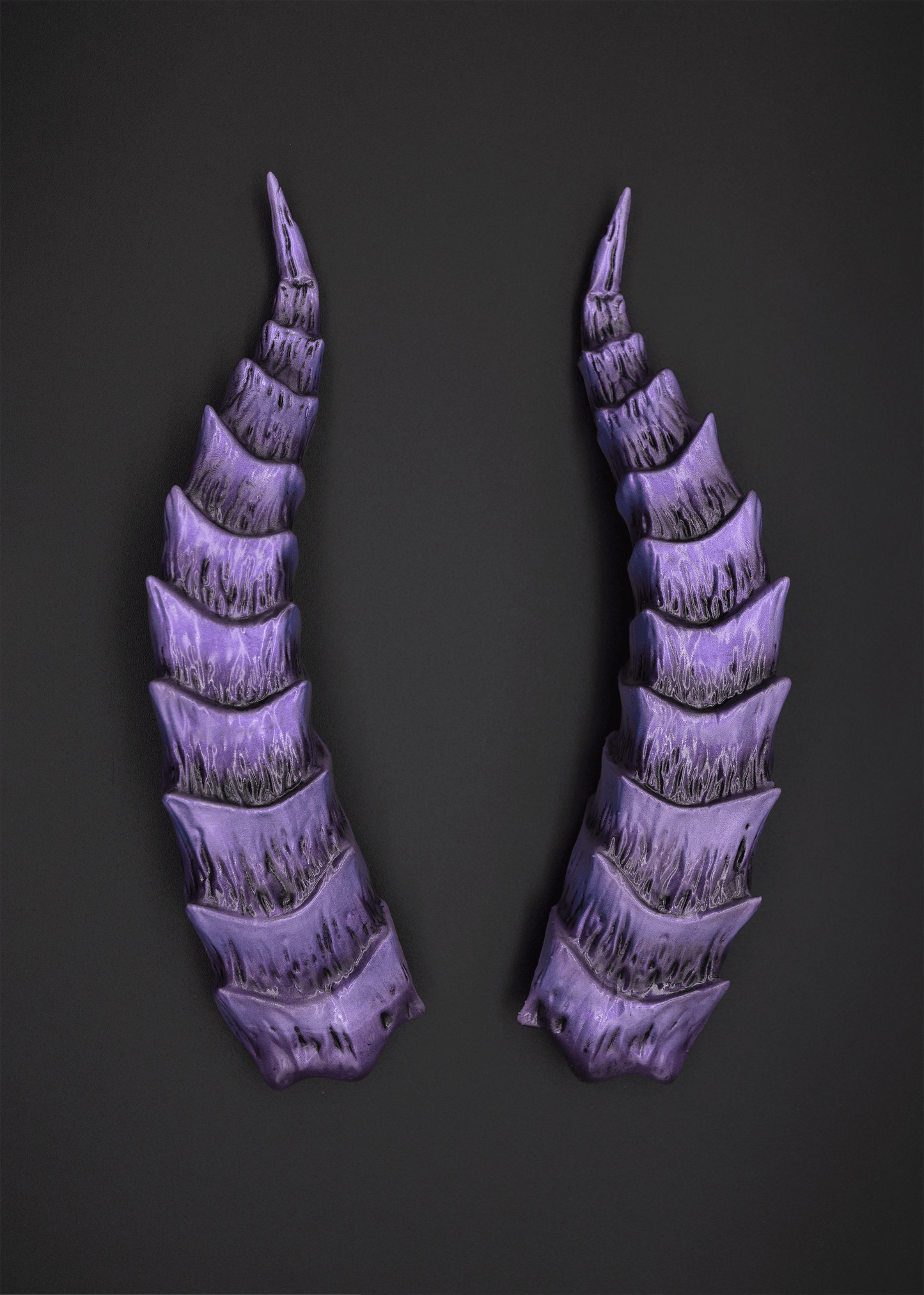 Wraith Violet Tiefling Horns - Iridescent - Haus of Brimstone - 