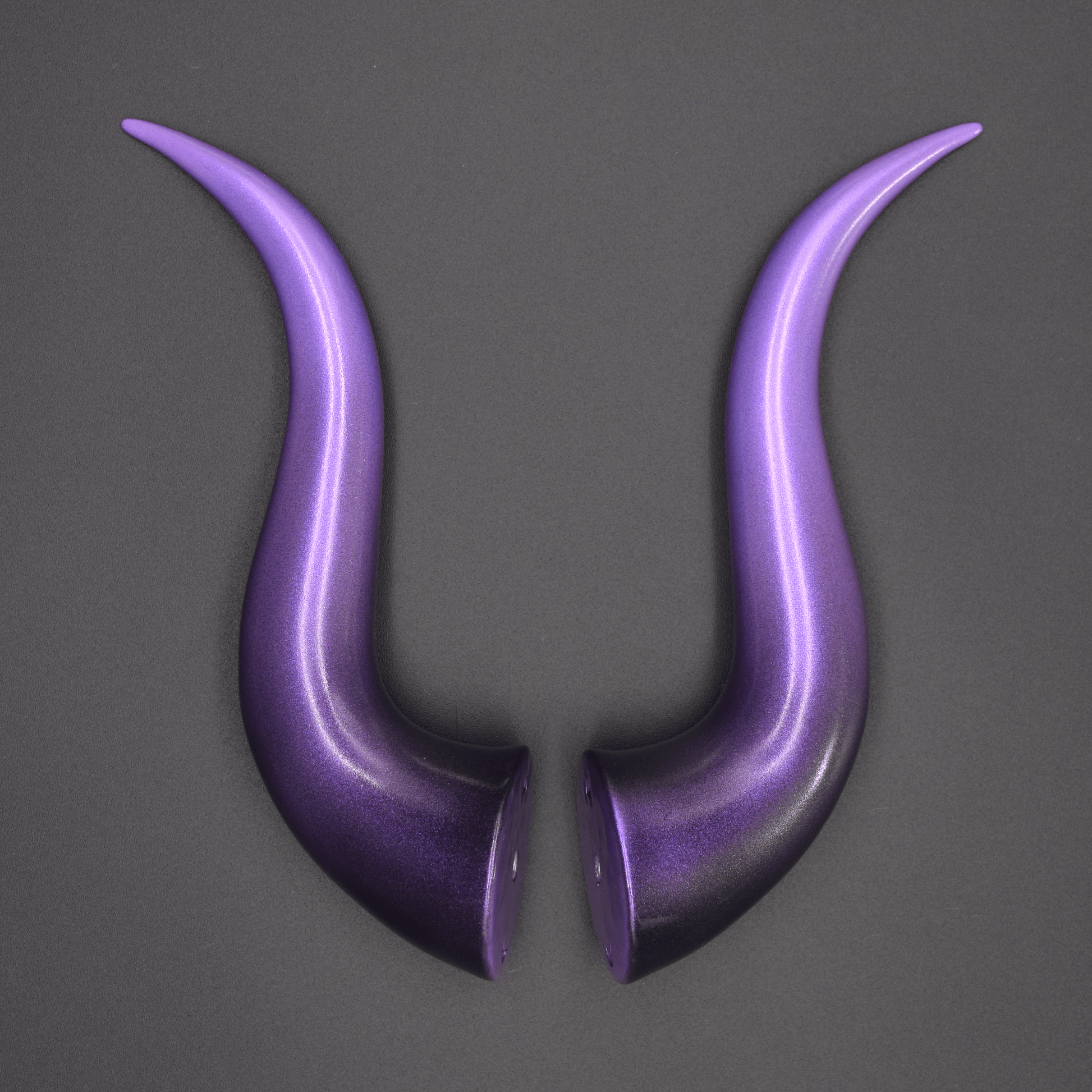 Wraith Violet Succubus Horns - Iridescent - Haus of Brimstone - 