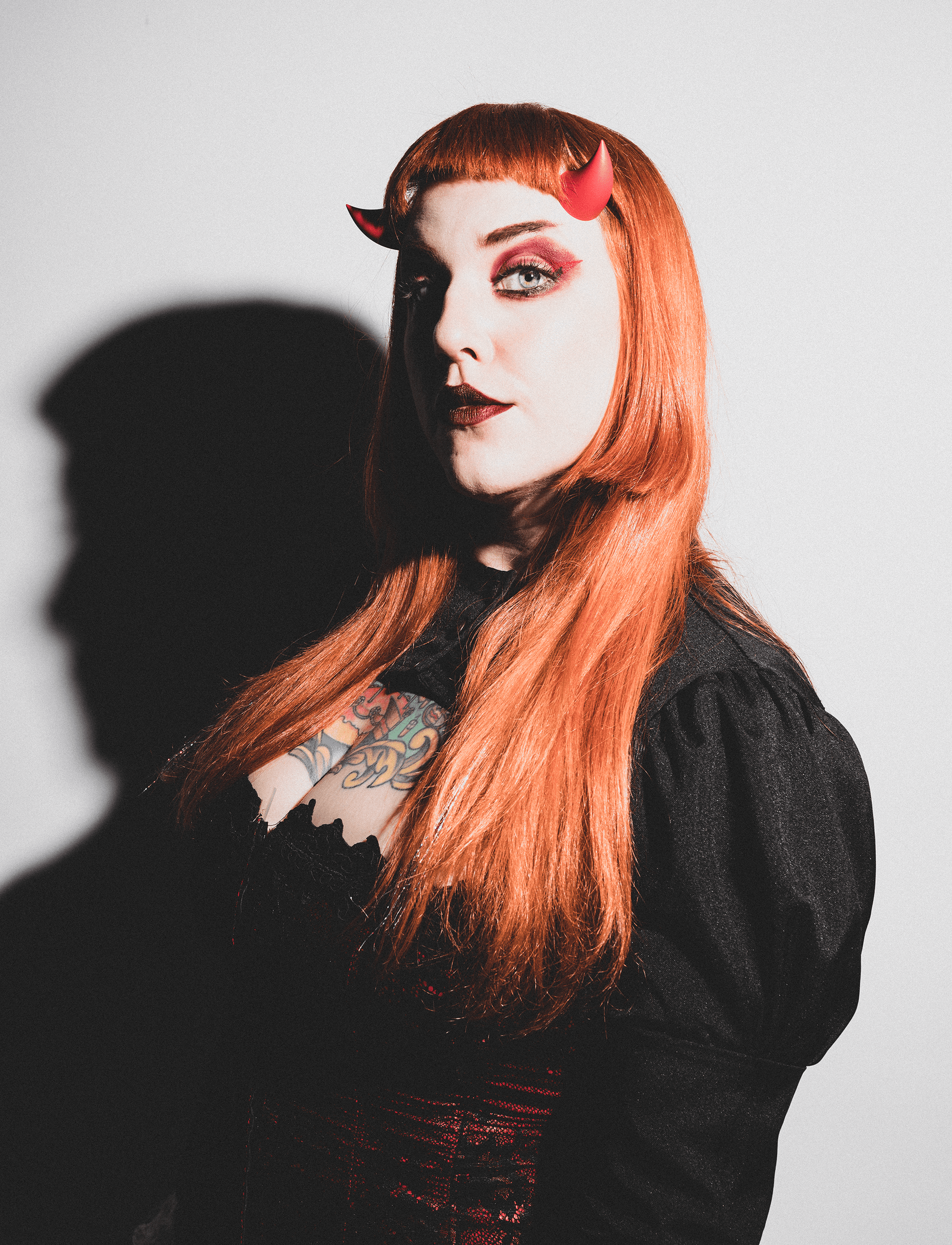 Scarlet Imp Horns - Matte - Haus of Brimstone - 